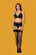 Комплекты Obsessive Lolitte set, Чёрный, S/M
