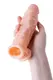 Насадка с отверстием для мошонки Toyfa XLover, телесная