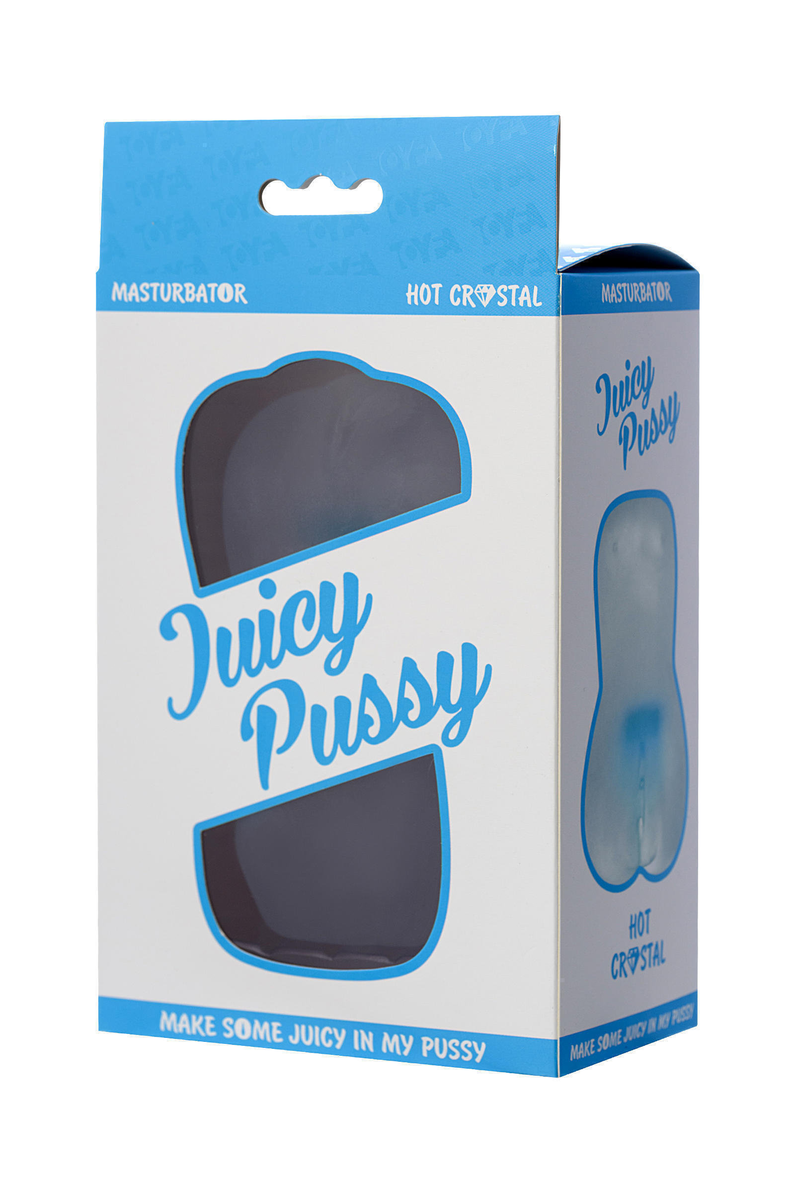 Мастурбатор реалистичный Toyfа Juicy Pussy Hot Crystal, TPE, 14,5 см