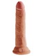 Фаллоимитатор на присоске Pipedream King Cock Plus Triple Density 21 см, светло-коричневый