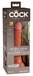Фаллоимитатор-реалистик PipeDream King Cock Elite Dual Density 21 см, светло-коричневый