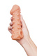 Насадка на член Kokos Cock Sleeve 010 L с подхватом мошонки, телесная