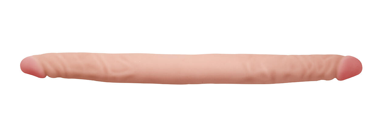 Двухсторонний фаллоимитатор с фиксацией формы Lola Toys Sensual Instinct 44 см, телесный