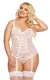 Корсет и стринги Softline Collection Brenda, белый XL