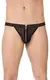 Стринги мужские с замочком SoftLine Collection, чёрный, OS