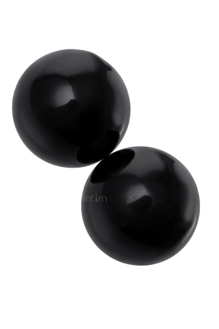 Вагинальные шарики Sexus Glass, чёрные от IntimShop