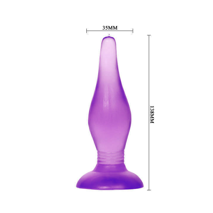 Анальная пробка Baile Butt Plug, фиолетовая