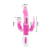 Вибромассажер ротатор с анальным и клиторальным стимулятором Baile Pretty Bunny, розовый
