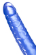 Двусторонний фаллоимитатор  Toyfa Basic 28.5 см, синий