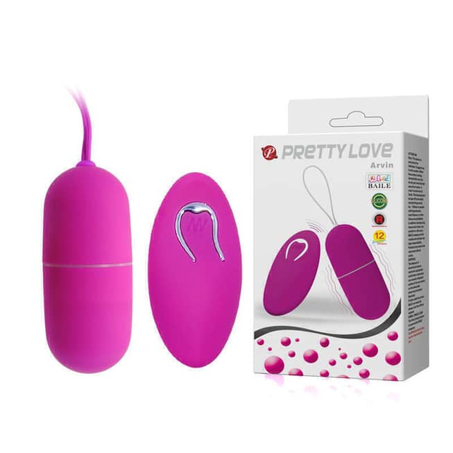 Виброяйцо с пультом ДУ Pretty Love Arvin, розовый от IntimShop