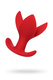 Расширяющая анальная пробка Toyfa ToDo Flower, красный