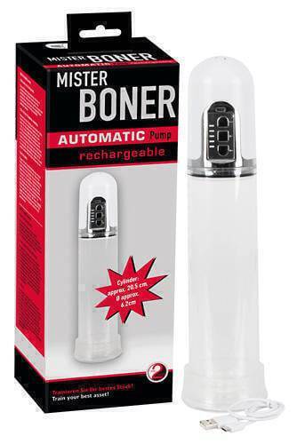 Автоматическая помпа для пениса ORION Mister Boner Automatic Pump, белый