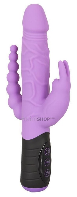 Вибратор-кролик с двойной стимуляцией You2Toys Triple Vibrator, фиолетовый