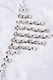 Трусики-стринги со стразами Joli Belinda, белые, OS