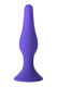 Анальная пробка Toyfa A-Toys 11,3 см, фиолетовый