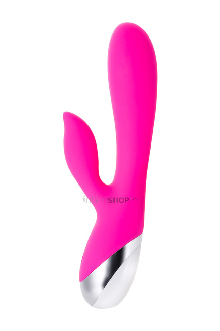 фото Вибратор с клиторальным стимулятором L"Eroina, розовый