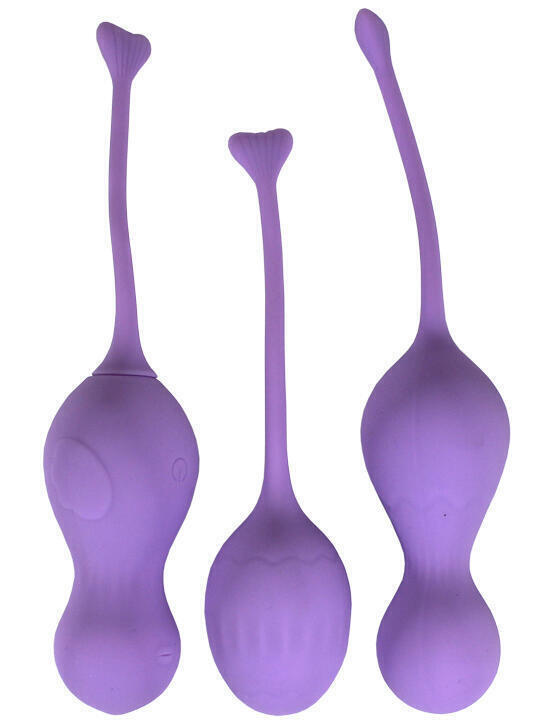 Набор вагинальных шариков Winyi Heidi с пультом ДУ, фиолетовый