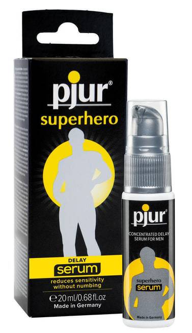 

Сыворотка-пролонгатор для него Pjur Superhero Delay Serum, 20 мл