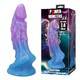 Фаллоимитатор Baile Power Monsters Atlantis, сиренево-голубой