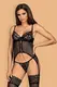 Корсеты Obsessive Contica corset, Чёрный, L/XL