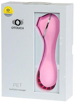 Вакуумный стимулятор клитора с нагревом Otouch Pet, розовый