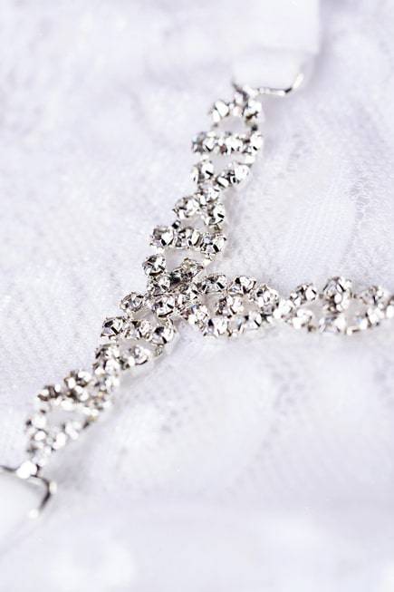 Трусики со стразами Joli Gina, белый, OS