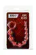 Анальная цепочка Toyfa Black & Red, красный