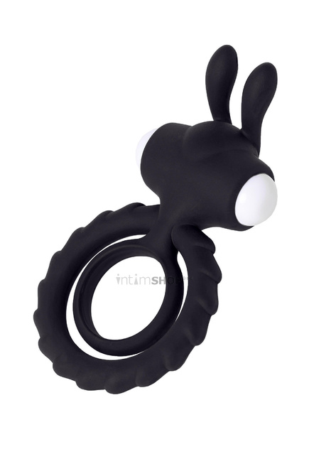 Эрекционное кольцо на пенис Jos Bab Bunny, силикон, чёрный, 9 см - фото 3
