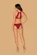 Комплекты Obsessive Ivetta set, Бордовый, L/XL