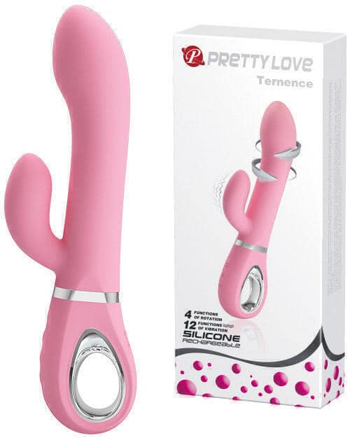 Вибратор-кролик с электростимуляцией Pretty Love Ingram, розовый 6603BI0536 - Pretty Love - Вагинальные - Купить
