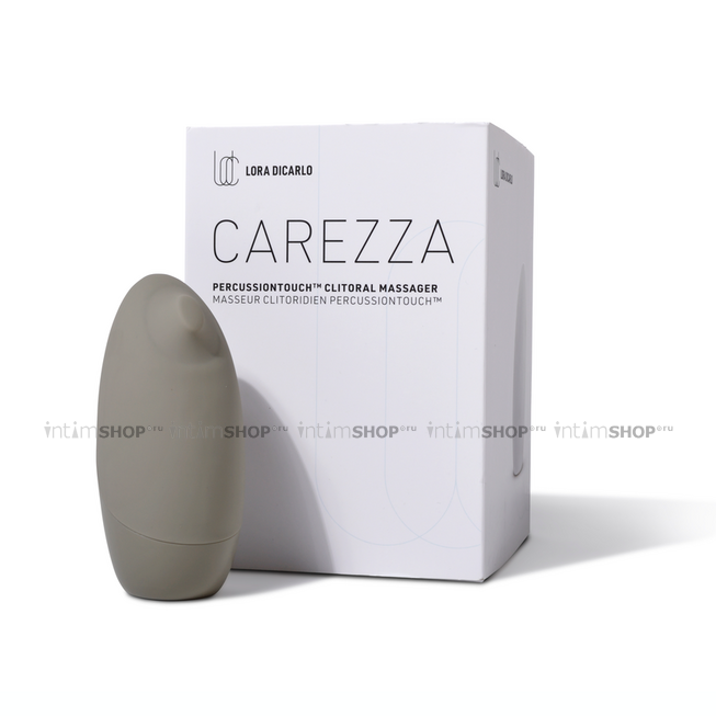 Стимулятор клитора Lora di Carlo Carezza, серый от IntimShop