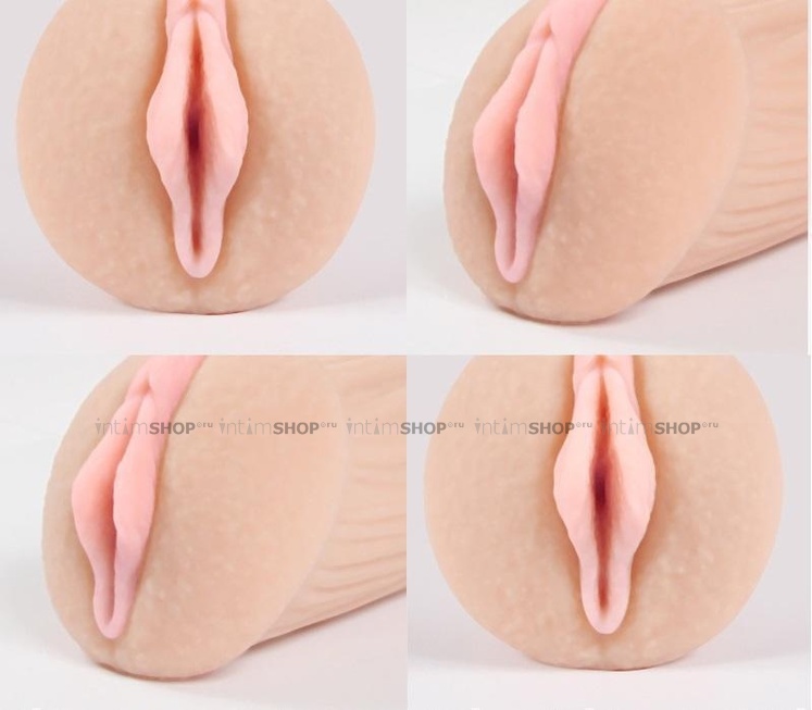 Мастурбатор вагина с двойным слоем материала Kokos Elegance.001D - фото 5