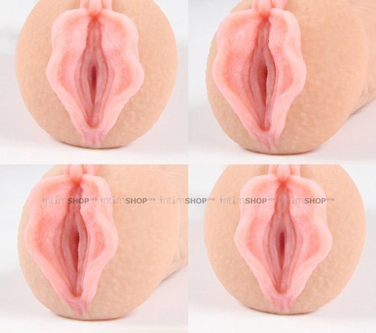 Мастурбатор вагина с двойным слоем материала KOKOS ELEGANCE.004D - фото 5