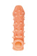Насадка Kokos Cock Sleeve L с подхватом мошонки и с крупными шипиками, телесная