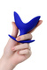 Расширяющая анальная пробка ToDo by Toyfa Bloom 9.5 см, синяя
