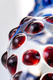 Фаллоимитатор двусторонний Sexus Glass со стимулирующим рельефом, бесцветный, 20,5 см
