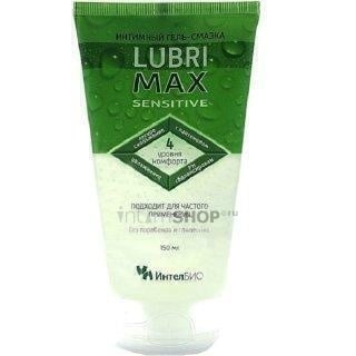 

Гель-смазка ИнтелБИО Lubrimax Sensitive на водной основе, 150 мл