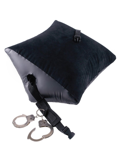 фото Подушка для любви с манжетами Pipedream Deluxe Position Master, черный