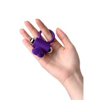 Виброкольцо с ресничками Jos Pery, фиолетовое, 9 см