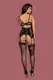 Корсеты Obsessive Amallie corset, Чёрный, S/M