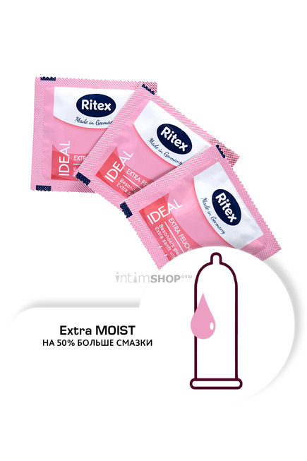 Презервативы Ritex Ideal Extra Moist с дополнительной смазкой, 10 шт - фото 3