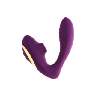 Вибратор с клиторальной стимуляцией L'eroina by Toyfa Mave, фиолетовый