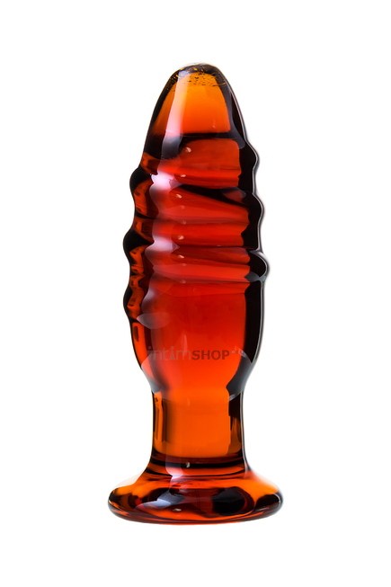 

Анальная пробка Sexus Glass 12.5 см, коричневая