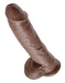 Большой фаллоимитатор PipeDream King Cock 26.7 см, коричневый
