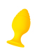 Анальная пробка ToDo by Toyfa Riffle 7.5 см, желтая