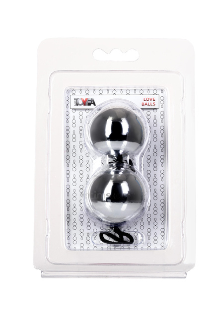 Вагинальные шарики Toyfa Love Balls, серебристый от IntimShop