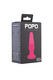 Анальная втулка TOYFA POPO Pleasure, силиконовая, розовая, 12,4 см