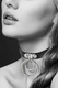 Чокер с кольцами Collier Ras De Cou Noir Bijoux pour toi, черный