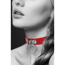 Чокер с кольцом COLLIER FETISH ROUGE Bijoux pour toi