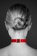 Чокер с кольцом Collier Fetish Rouge Bijoux pour toi, красный